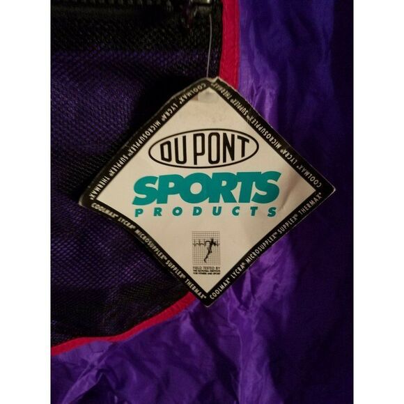 NEW Windbreaker Supplex Nylon Purple Anorak Jacket Womens M Hook and Loop Tags - Picture 2 of 9